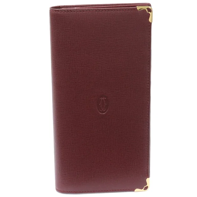 Cartier Must Line Calfskin Zipper Long Wallet L3000168 in Calfskin from LuxUness