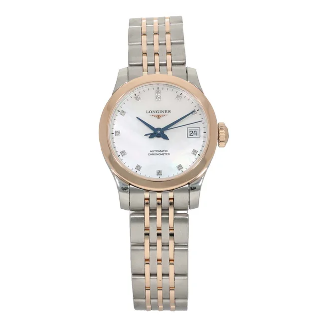Longines Record L2.320.5 26mm Bi-Colour Watch from H&T