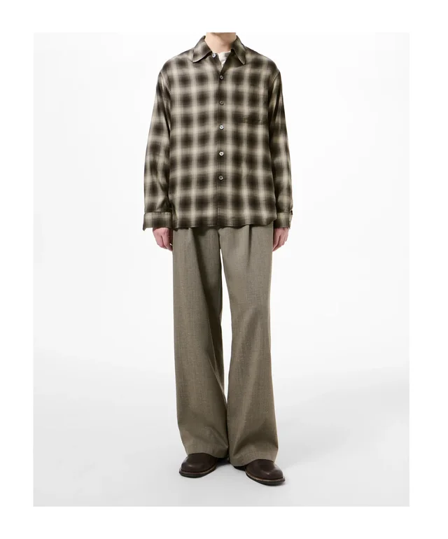 Our Legacy Long-sleeved plaid shirt, photo 6 of 6 from SENSER