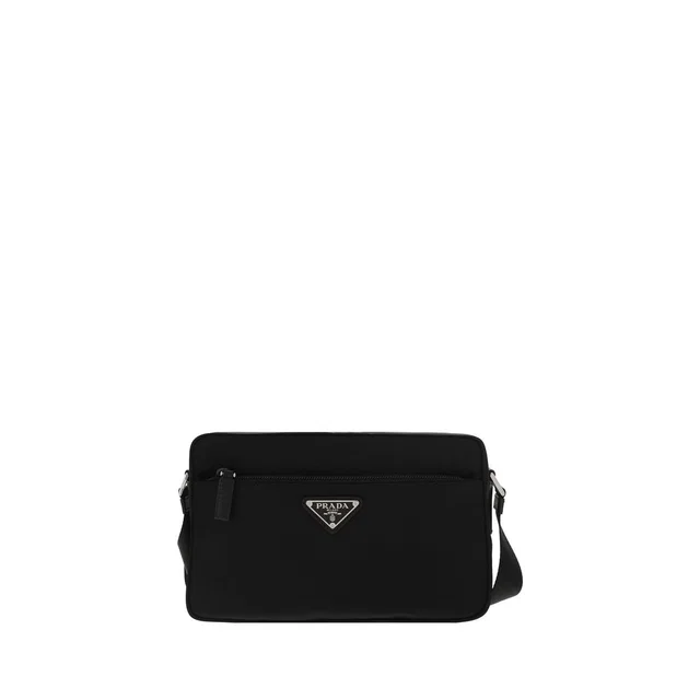 Prada Black Nylon Shoulder Bag in Black Nylon from HEWI
