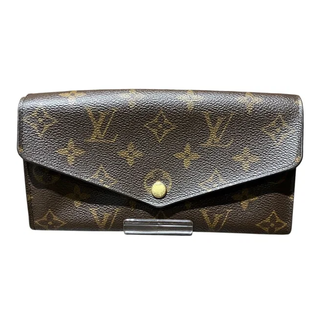 Louis Vuitton Portefeuille Sarah Monogram Wallet Leather in Leather from The Reluxe