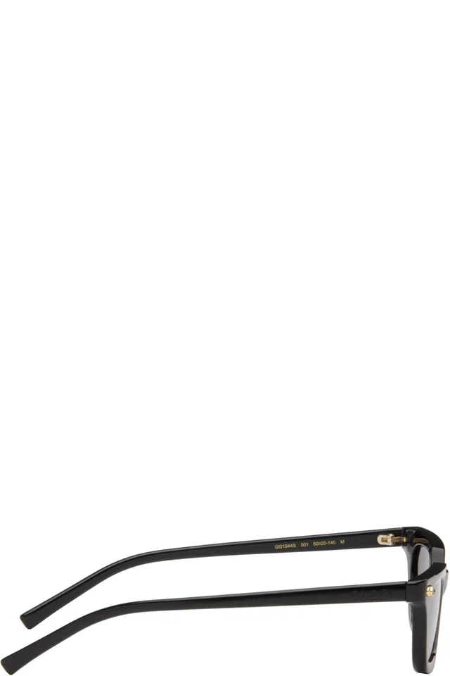 Gucci Black Cat Eye Frame Sunglasses, photo 2 of 4 from SSENSE