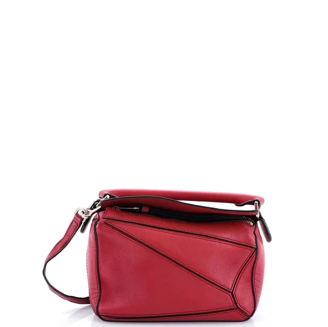 Loewe Puzzle Bag Leather Mini in Leather from Rebag