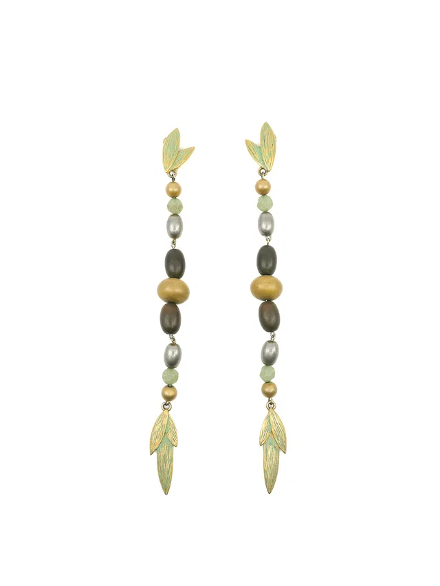 Givenchy Beaded Drop Earrings from Arcade Vintage