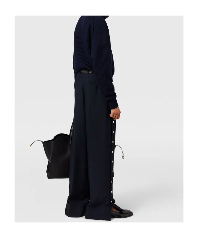 Stella McCartney button-embellished wide-leg trousers, photo 4 of 4 from SENSER