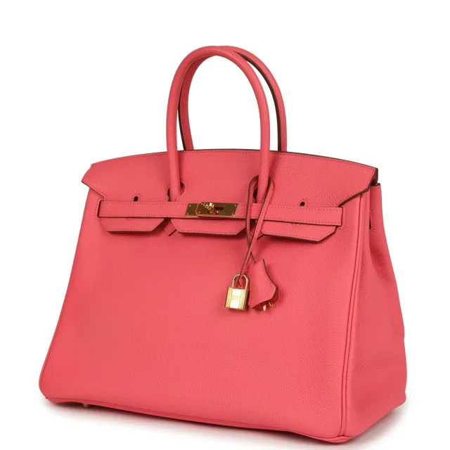 Hermès Birkin 35 Rose Lipstick Togo Gold Hardware in Pink Togo leather from Madison Avenue Couture, photo 5 of 9