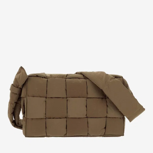 Bottega Veneta Maxi Shoulder Bag — Green Polyamide in Green Nylon from HEWI