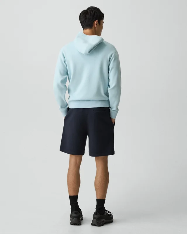 Theory Sweat Short in Light Bilen in DARK ECLIPSE 62% Viscose, 38% Polyester; Exclusive Of Elastic, photo 3 of 10 from Theory