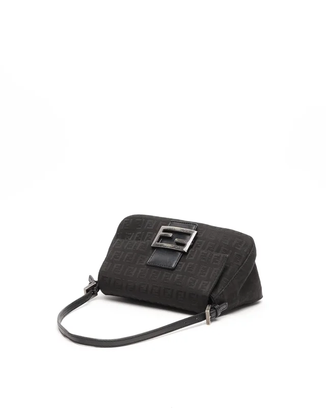 Fendi Small Zucchino Mama Bag in Canvas from A Retro Tale, photo 5 of 10