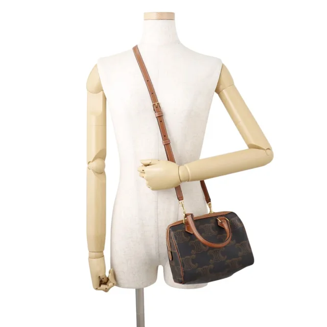 Celine Small Boston Tan113772 PVC Leather Size Small in Leather from GALLERY RARE, photo 4 of 15