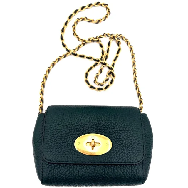 Mulberry Mini Lily Grained Leather Bag in green Caviar leather from Poshmark