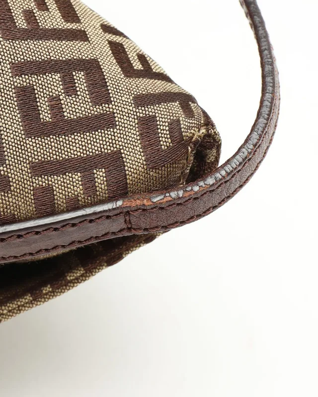Fendi Zucchino Crossbody Bag in Canvas from A Retro Tale, photo 8 of 12
