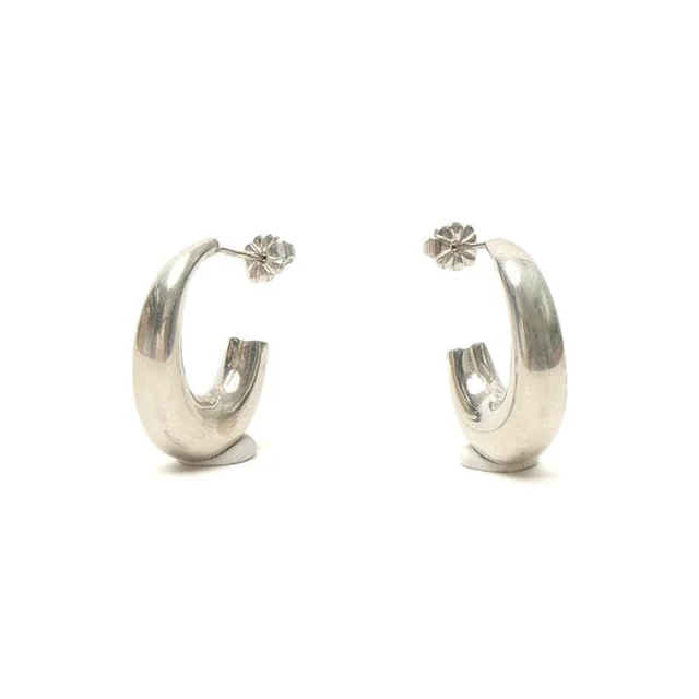 Tiffany & Co. Hoop Silver Earrings in Silver from A Retro Tale