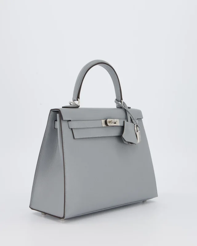 Hermès Kelly 25 Sellier Bag in Grey Leather from Sellier, photo 5 of 21