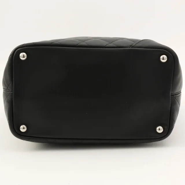 Chanel Cambon Tote Bag M, Black, circa 2011 in Black Calfskin from VINTAGE QOO TOKYO, photo 9 of 11