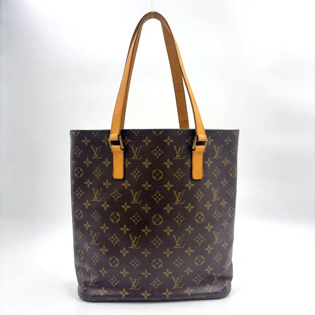 Louis Vuitton Vavin GM Monogram Leather Brown Light Tote Bag Gold in Brown Leather from The Reluxe