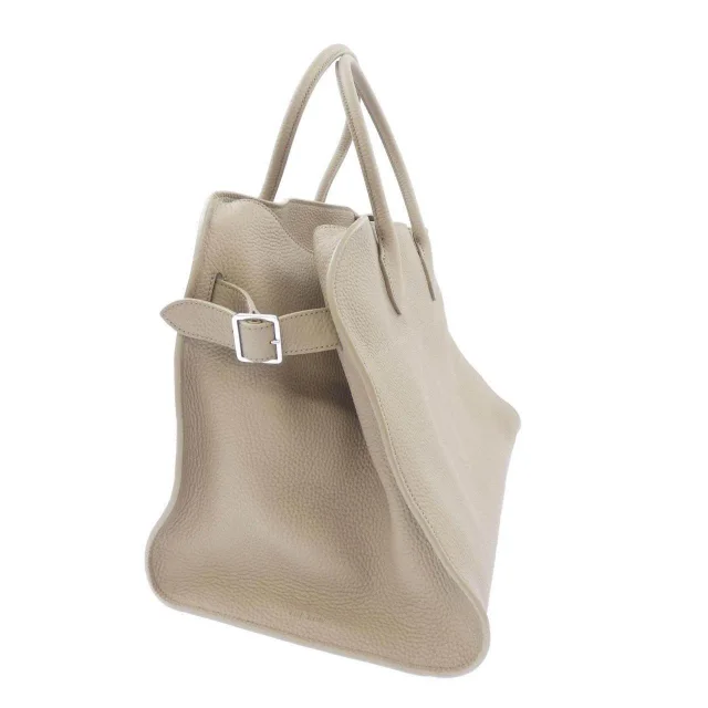 The Row Soft Margaux Calf Bag in Beige Calfskin from LuxUness, photo 2 of 7
