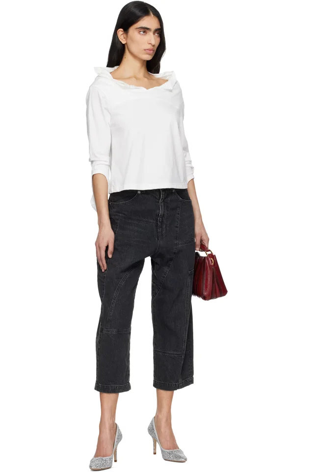 UNDERCOVER Black UP1F1503-2 Jeans, photo 4 of 4 from SSENSE