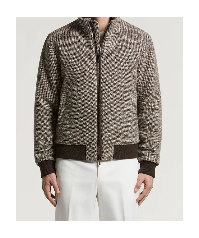 Peserico Tweed Bomber Jacket, image 1 of 1 from SENSER