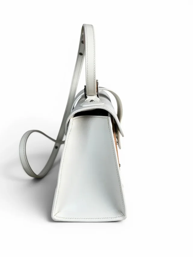 Goyard White Mini Saigon Top Handle in White Canvas from Season 2 Consign, photo 2 of 8