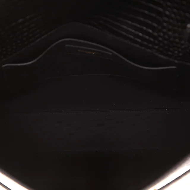 Saint Laurent Manhattan handbag in black leather in Black Leather from Collector Square, photo 5 of 5