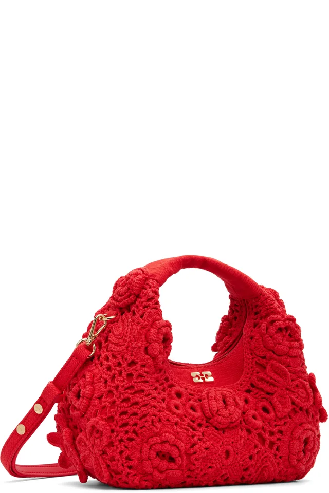 GANNI Red Mini Bag, photo 2 of 4 from SSENSE