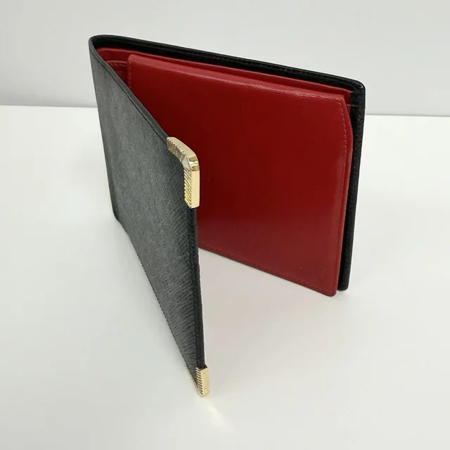 Mens Vintage Judith Leiber Leather Wallet Black 4 5/8" By 3 1/2" in black Leather from Poshmark
