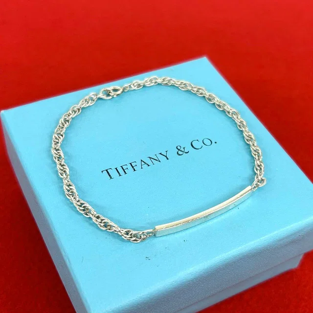 Tiffany & Co. Vintage ID Bracelet 925 Sterling Silver in Silver from The Reluxe
