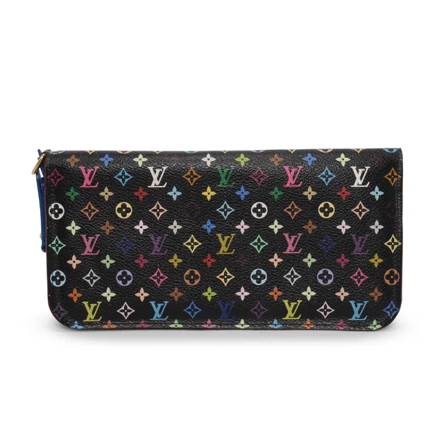 Louis Vuitton Multicolore Monogram Insolite Wallet in Black Leather from Blue Spinach