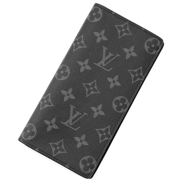 Louis Vuitton Portefeuille Brazza NoirM61697 Monogram Eclipse from GALLERY RARE