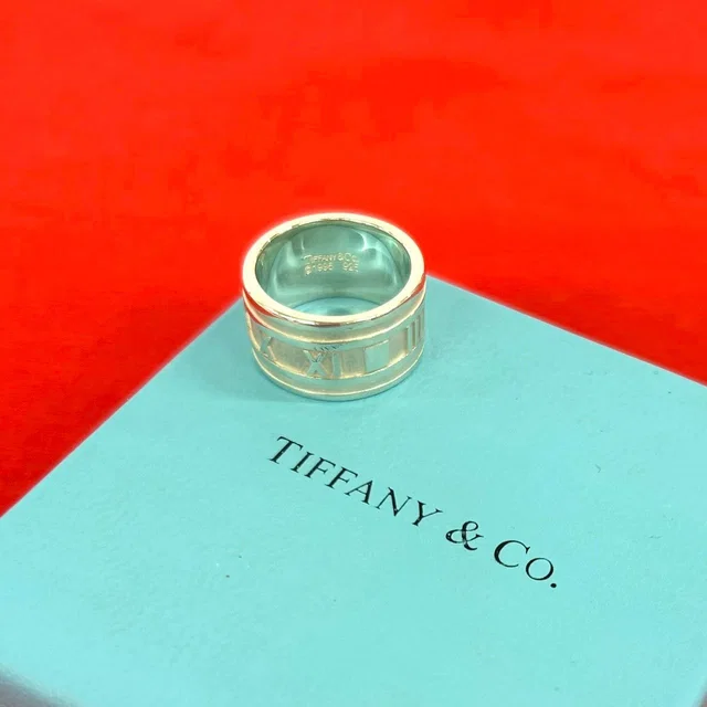 Tiffany & Co. Vintage Atlas Wide Ring 925 Sterling Silver in Silver from The Reluxe