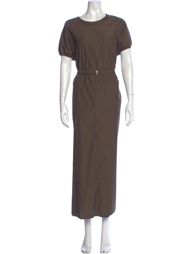 The Row dresses in green from The RealReal