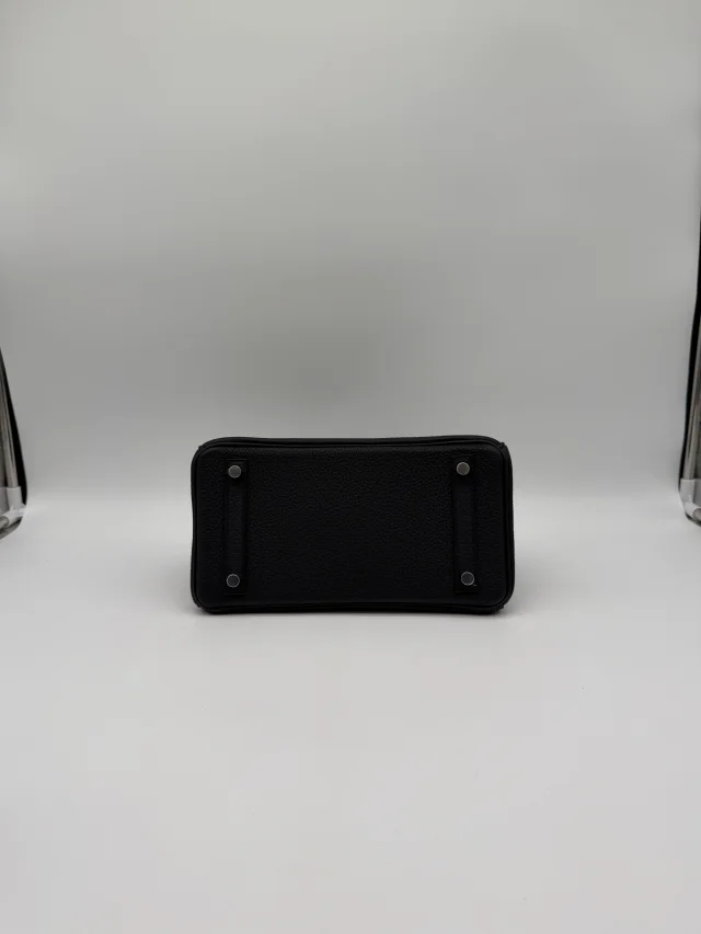 Hermès Birkin 25 Black Togo Palladium Hardware in Black Togo leather from Luxury Promise, photo 10 of 11