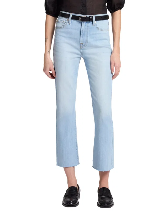 7 For All Mankind High-Waist Slim Kick Tammy 1 Flare Leg Jean, image 1 of 1 from Rue La La