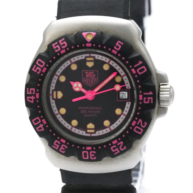 TAG Heuer Formula 1 Stainless Steel Quartz Ladies Watch 377.508 in black from Grailed