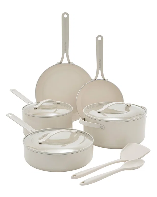 GreenPan Nova Gallery Nonstick 13pc Cookware Set, image 1 of 1 from Rue La La
