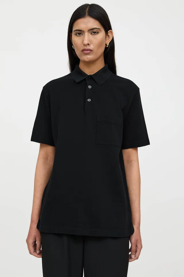Hermès Embroidered Logo Polo Shirt from VSP Consignment