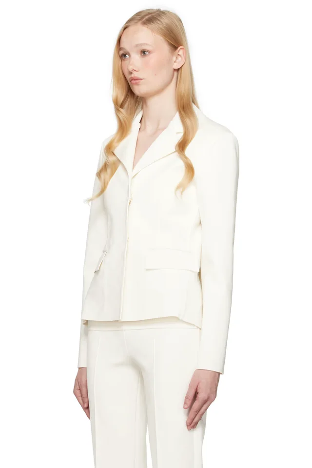 High Sport SSENSE Exclusive Bridal Capsule NSFW Lola Blazer, photo 4 of 5 from SSENSE