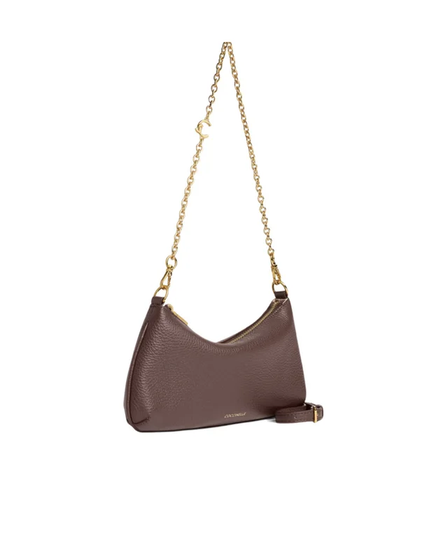 Coccinelle Mini C-Me Chain grainy-leather chain-link shoulder bag, photo 2 of 4 from SENSER