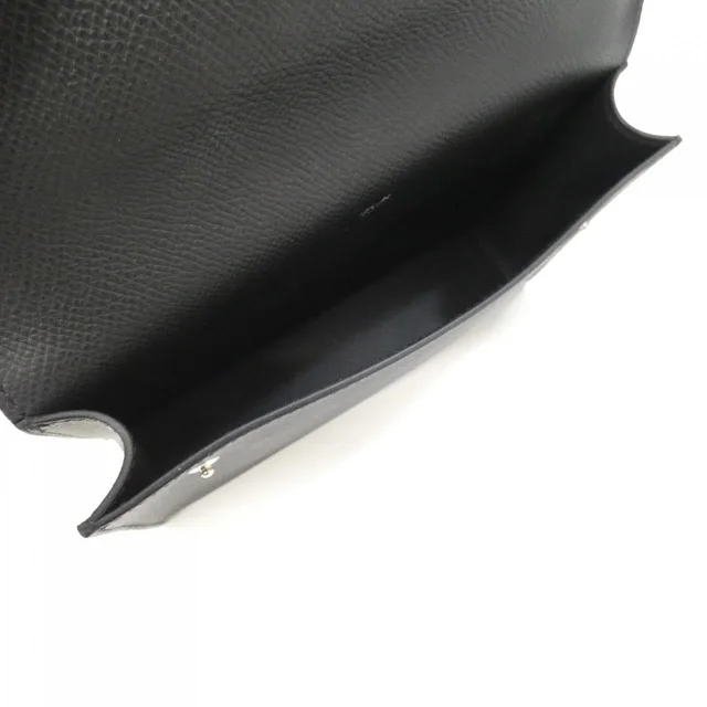 HERMES Snap 085291CK Wallet Bag in BLACK (Black) / PALLADIUM (SILVER) / Palladium (Silver) hardware EPSON from KOMEHYO, photo 7 of 7