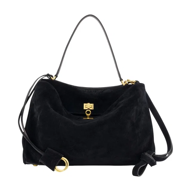 Balenciaga Rodeo Top Handle M Shoulder Bag — Black Calfskin in Black Calfskin from HEWI