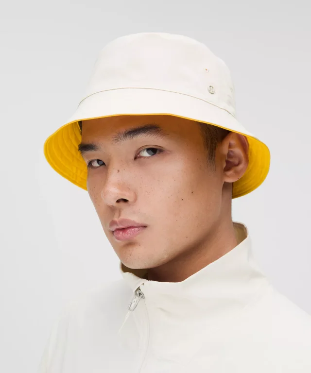 lululemon Reversible Cotton Bucket Hat in Buttercup/Light Ivory, photo 2 of 4 from lululemon