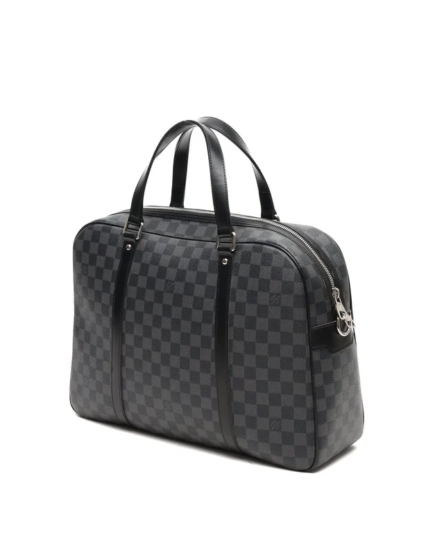Louis Vuitton Graphite Jorn Briefcase in Grey Canvas from A Retro Tale, photo 2 of 8
