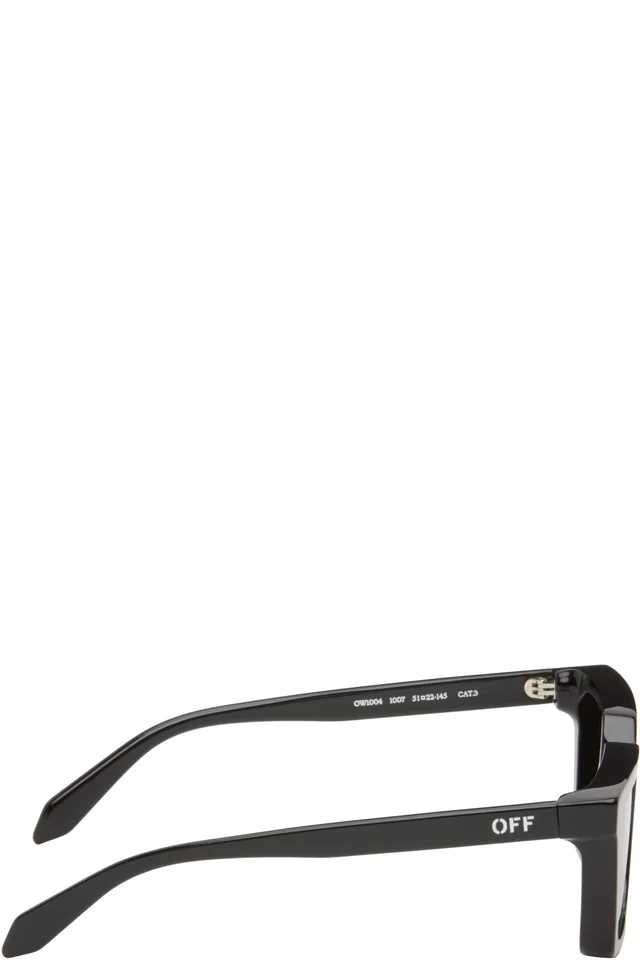 Off-White Black Reno Sunglasses, photo 2 of 4 from SSENSE