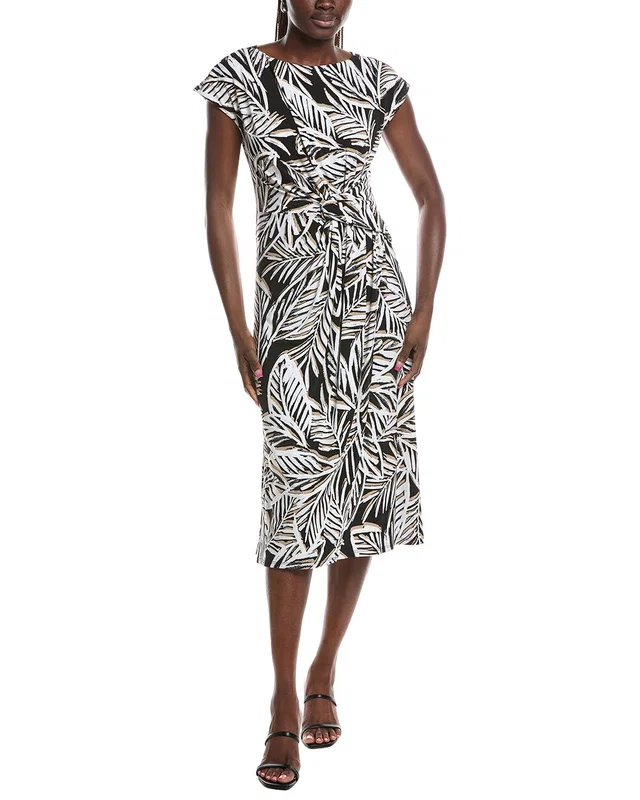 Joseph Ribkoff Printed Midi Dress, image 1 of 1 from Rue La La
