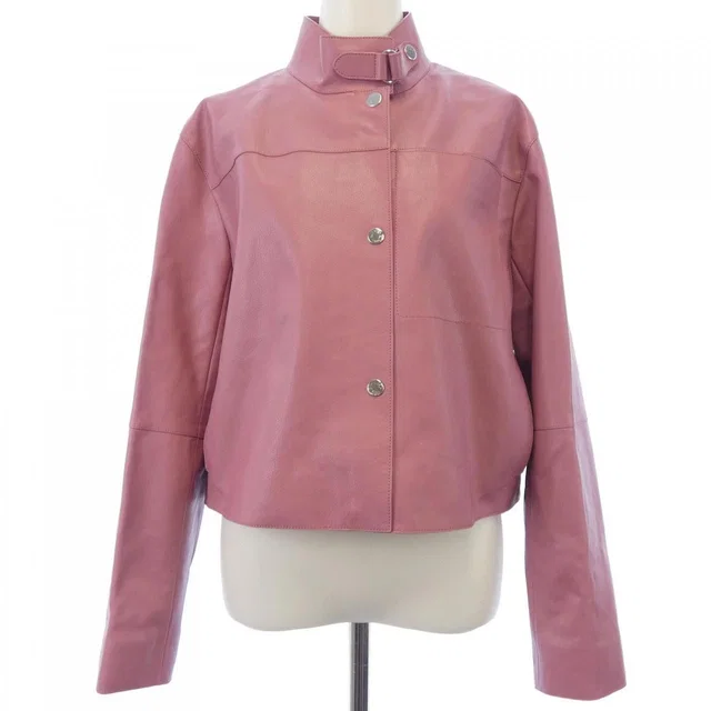 Hermès City Cartouche Clou de Selle Leather Jacket in Leather from The Reluxe