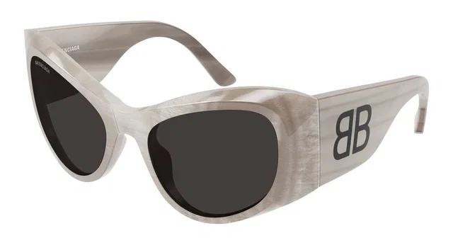 Balenciaga Bb0393s Sunglasses — Grey Acetate in Grey from HEWI