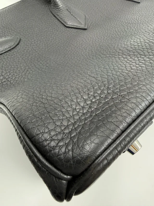 LONDON LOCATED* PRELOVED HERMÈS JPG SHOULDER BIRKIN BLACK Togo Leather in Black Togo leather from Luxury Promise, photo 11 of 31