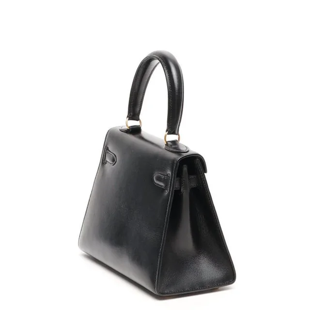 Hermès Mini Kelly 20 Sellier Box Bag in Box leather from A Retro Tale, photo 3 of 11