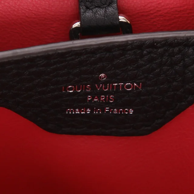 Louis Vuitton Capucine BB handbag in Noir Clémence calfskin in Black Clemence leather from Collector Square, photo 4 of 6